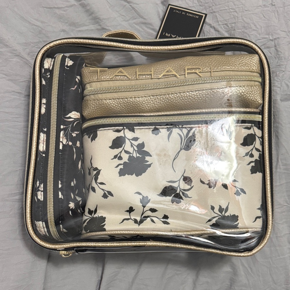 NWT Tahari Floral Bag Set